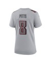 Kyle Pitts Atlanta Falcons Nike Atmosphere Fashion Game-Trikot für Damen – Grau
