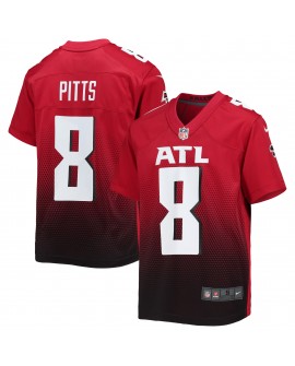 Kyle Pitts Sr. Atlanta Falcons Nike Jugend-Spieler Trikot – Rot