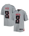 Kyle Pitts Atlanta Falcons Nike Inverted Game-Trikot für Jugendliche – Grau