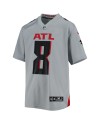 Kyle Pitts Atlanta Falcons Nike Inverted Game-Trikot für Jugendliche – Grau