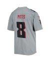 Kyle Pitts Atlanta Falcons Nike Inverted Game-Trikot für Jugendliche – Grau