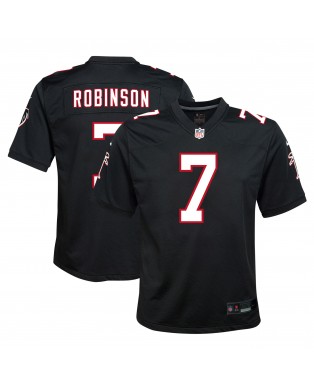 Bijan Robinson Atlanta Falcons Nike Jugend-Spieler Trikot – Schwarz