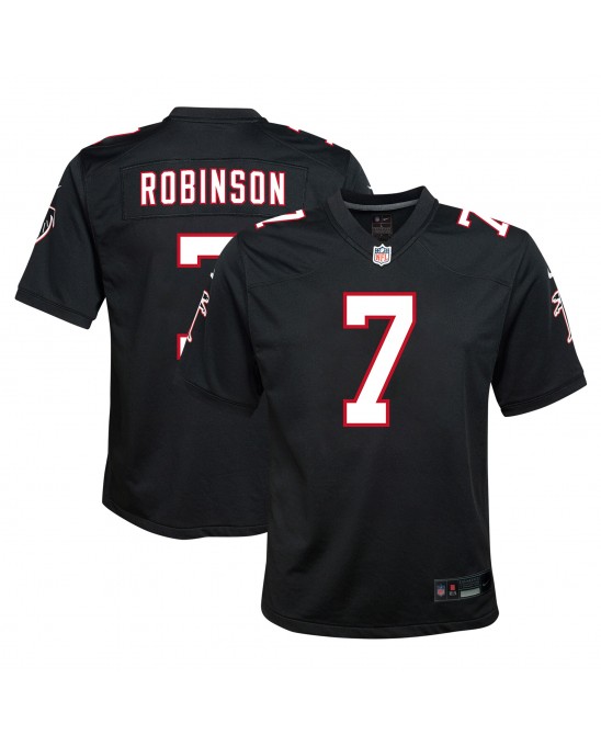 Bijan Robinson Atlanta Falcons Nike Jugend-Spieler Trikot – Schwarz