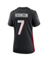 Bijan Robinson Atlanta Falcons Nike Damen-Spielertrikot – Schwarz