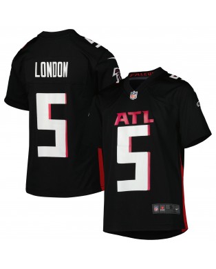 Drake London Atlanta Falcons Nike Jugend-Spieler Trikot – Schwarz