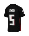 Drake London Atlanta Falcons Nike Jugend-Spieler Trikot – Schwarz