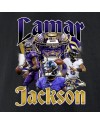 Lamar Jackson Baltimore Ravens Notorious Spieler Grafik-T-Shirt – Schwarz