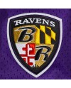 Lamar Jackson Baltimore Ravens Pro Standard Mesh Button-Up Baseball-Trikot – Lila