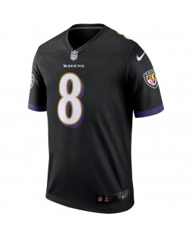 Lamar Jackson Baltimore Ravens Nike Legend Spieler Performance Top – Schwarz