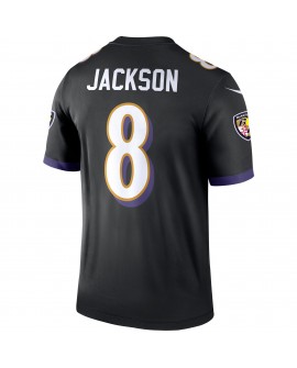 Lamar Jackson Baltimore Ravens Nike Legend Spieler Performance Top – Schwarz