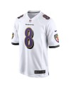 Lamar Jackson Baltimore Ravens Nike Spieler Trikot – Weiß
