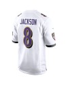 Lamar Jackson Baltimore Ravens Nike Spieler Trikot – Weiß