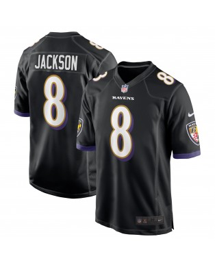 Lamar Jackson Baltimore Ravens Nike Alternatives Spieler Trikot – Schwarz
