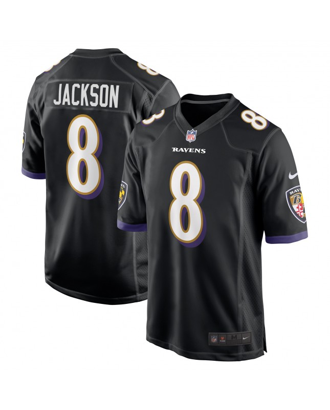Lamar Jackson Baltimore Ravens Nike Alternatives Spieler Trikot – Schwarz