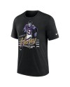 Derrick Henry Baltimore Ravens Nike Spieler Graphic T-Shirt – Heather Black