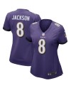 Lamar Jackson Baltimore Ravens Nike Spiele-Trikot für Damen – Lila