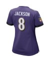 Lamar Jackson Baltimore Ravens Nike Spiele-Trikot für Damen – Lila
