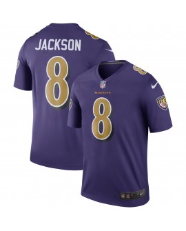 Lamar Jackson Baltimore Ravens Nike Legend Spieler Performance Top – Lila