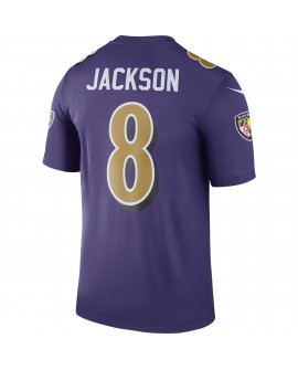 Lamar Jackson Baltimore Ravens Nike Legend Spieler Performance Top – Lila
