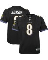 Lamar Jackson Baltimore Ravens Nike Jugend-Spieler Trikot – Schwarz