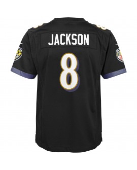 Lamar Jackson Baltimore Ravens Nike Jugend-Spieler Trikot – Schwarz