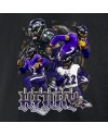Derrick Henry Baltimore Ravens Notorious Grafik-T-Shirt – Schwarz