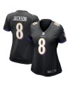 Lamar Jackson Baltimore Ravens Nike Damen-Ausweichtrikot – Schwarz