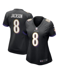 Lamar Jackson Baltimore Ravens Nike Damen-Ausweichtrikot – Schwarz