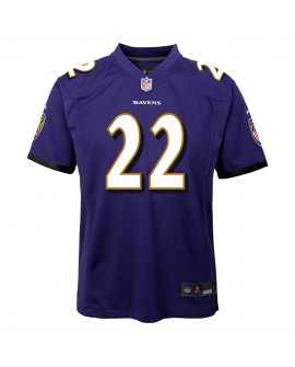 Derrick Henry Baltimore Ravens Nike Jugend-Spieler Trikot – Lila