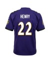 Derrick Henry Baltimore Ravens Nike Jugend-Spieler Trikot – Lila