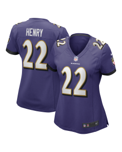 Derrick Henry Baltimore Ravens Nike Spiele-Trikot für Damen – Lila