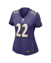 Derrick Henry Baltimore Ravens Nike Spiele-Trikot für Damen – Lila