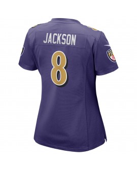 Lamar Jackson Baltimore Ravens Nike Damen-Ausweichspieler-Trikot – Lila