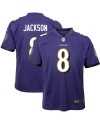 Lamar Jackson Baltimore Ravens Nike Jugend-Spieler Trikot – Lila