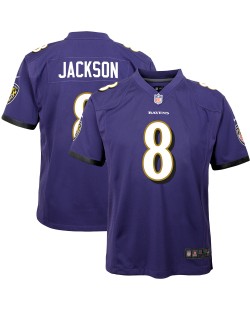 Lamar Jackson Baltimore Ravens Nike Jugend-Spieler Trikot – Lila