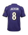 Lamar Jackson Baltimore Ravens Nike Jugend-Spieler Trikot – Lila