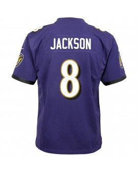 Lamar Jackson Baltimore Ravens Nike Jugend-Spieler Trikot – Lila