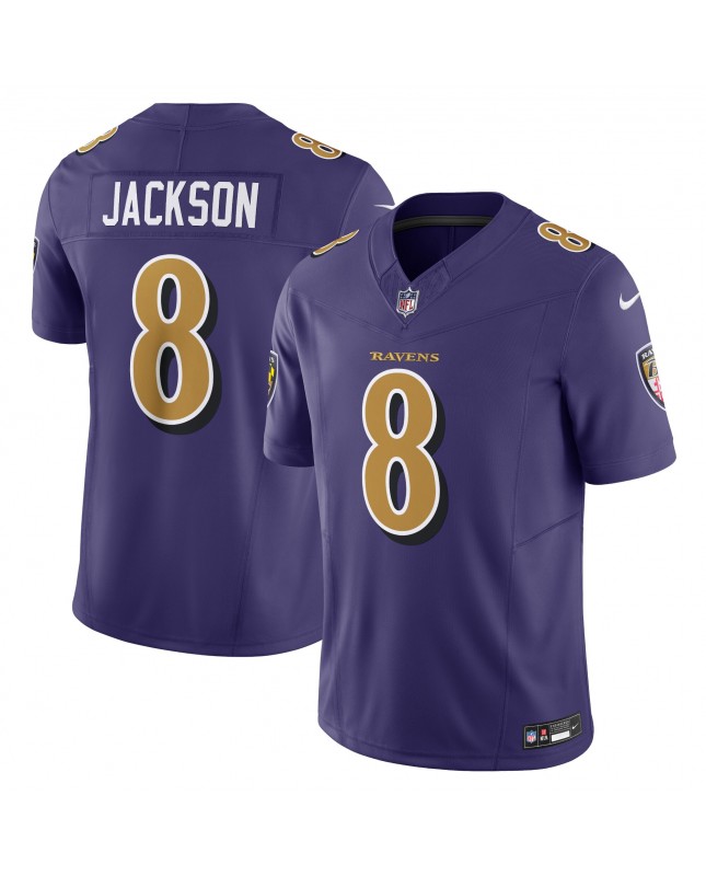 Lamar Jackson Baltimore Ravens Nike Vapor F.U.S.E. Limitiertes Trikot – Lila