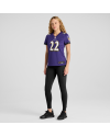 Derrick Henry Baltimore Ravens Nike Spiele-Trikot für Damen – Lila