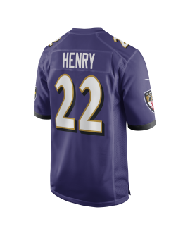 Derrick Henry Baltimore Ravens Nike Spiele-Trikot – Lila