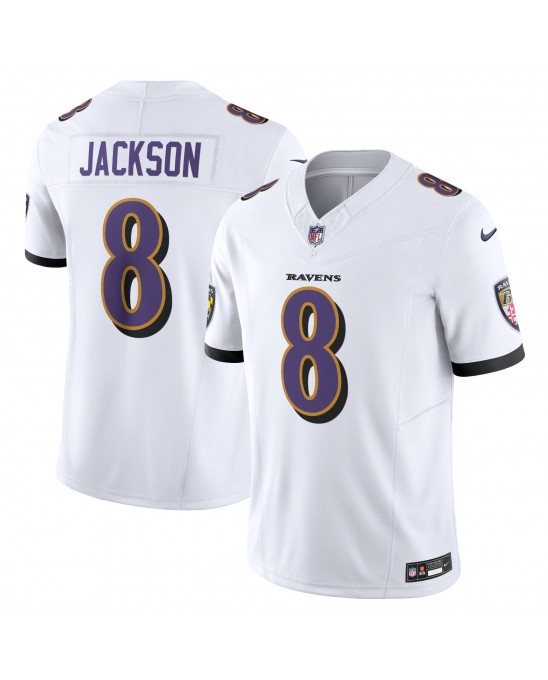 Lamar Jackson Baltimore Ravens Nike Vapor F.U.S.E. Limitiertes Trikot – Weiß