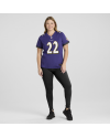 Derrick Henry Baltimore Ravens Nike Spiele-Trikot für Damen – Lila