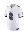 Lamar Jackson Baltimore Ravens Nike Vapor F.U.S.E. Limitiertes Trikot – Weiß