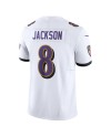 Lamar Jackson Baltimore Ravens Nike Vapor F.U.S.E. Limitiertes Trikot – Weiß