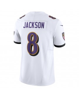 Lamar Jackson Baltimore Ravens Nike Vapor F.U.S.E. Limitiertes Trikot – Weiß