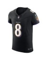 Lamar Jackson Baltimore Ravens Nike Alternate Vapor F.U.S.E. Elite-Trikot – Schwarz