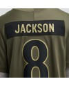 Lamar Jackson Baltimore Ravens Nike 2025 Salute to Service Limited Trikot – Olivgrün