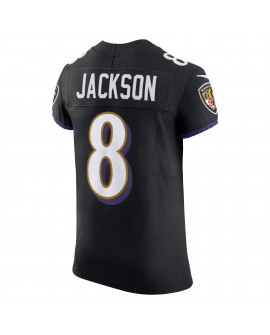 Lamar Jackson Baltimore Ravens Nike Alternate Vapor F.U.S.E. Elite-Trikot – Schwarz