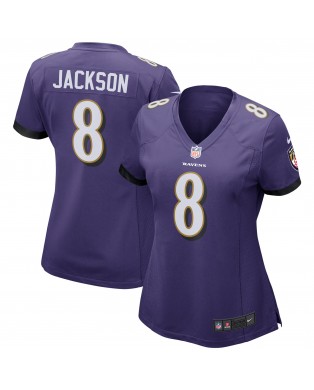 Lamar Jackson Baltimore Ravens Nike Damen-Spieler Trikot – Lila
