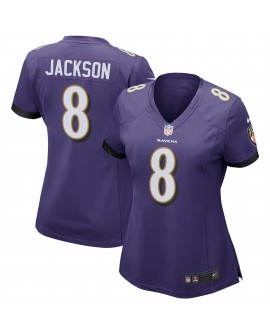 Lamar Jackson Baltimore Ravens Nike Damen-Spieler Trikot – Lila